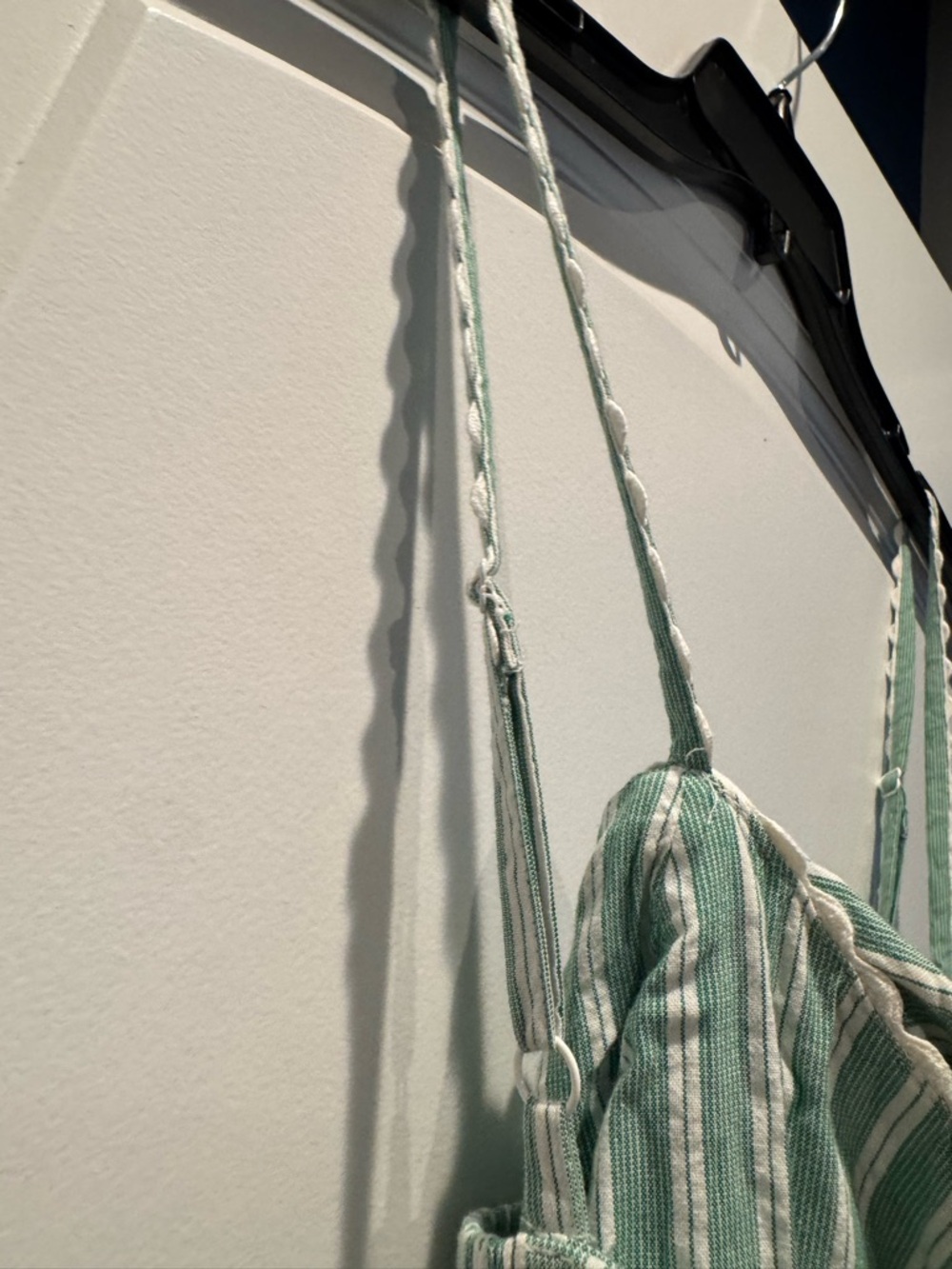 NWOT Old Navy Fit & Flare Tie-Front Seersucker Green Midi Dress size XXL - Picture 5 of 10